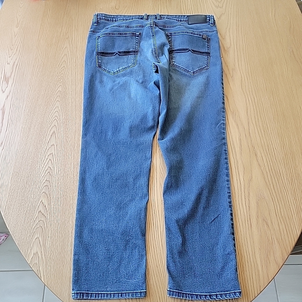Buffalo David Bitton Axel Slim Stretch Jeans Men's Size 38x30 Dark Wash‎ - Picture 8 of 9